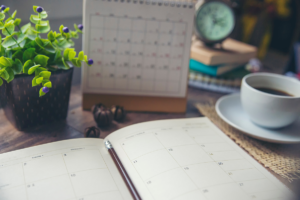 Calendar and Coffee